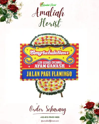 Bunga Papan Congratulation di Jambearum
